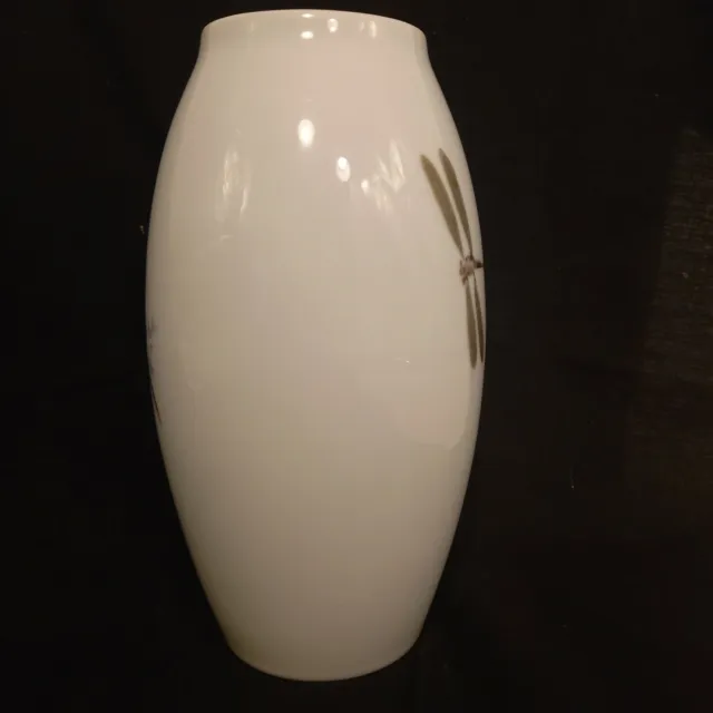 Vase En Porcelaine Georges Boyer Limoges Decor Japonisant Signé Roselyne 3