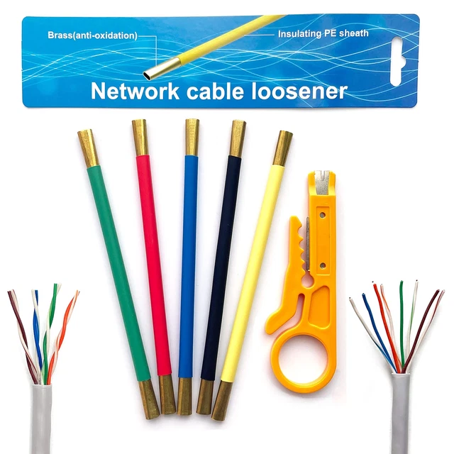 Network Cable Untwist Tool, Engineer Wire Straightener CAT5/CAT6/CAT7 Telephone