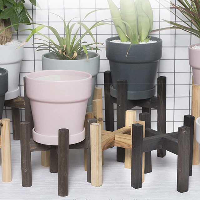 Potted Plant Holders Indoor Pots Plants Vintage Home Decor Plant Stand 6