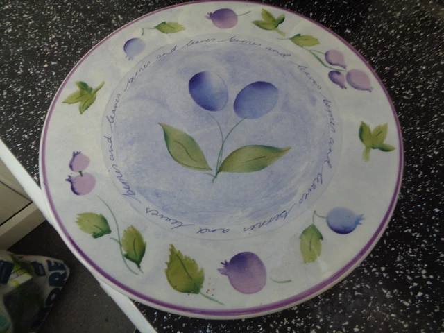 Marks And Spencer Berries And Leaves Gateaux / Cheese Platter