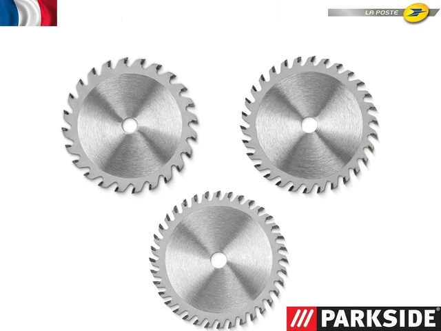 Lot De 3 Lames De Scie Circulaire Hobbypower24 85x10mm HM Pour Bois - Neuf