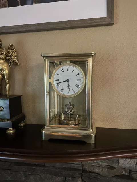 Jahresuhrenfabrik Patent Angemeldet 400 Day Torsion Disc Pendulum Clock