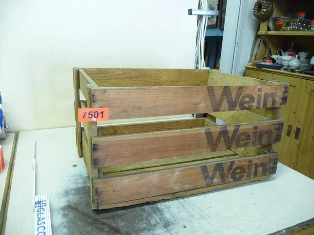 7501. Alte Weinkiste Holz Holzkiste Aufbewahrung