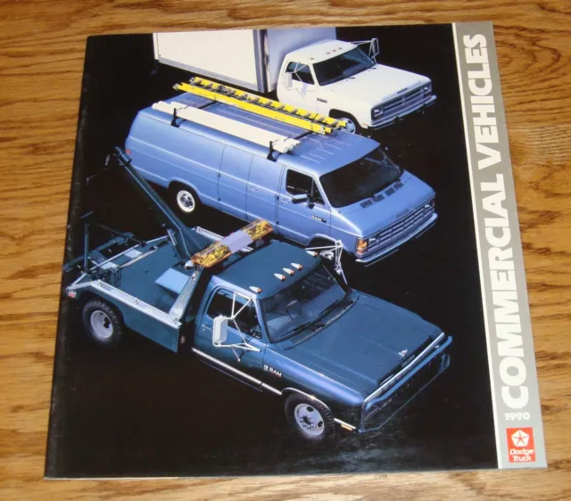 ORIGINAL 1990 DODGE Truck Commercial Vehicles Deluxe Sales Brochure 90