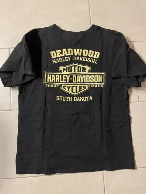 Orig. Harley Davidson T-Shirt South Dakota Gr.L Schwarz