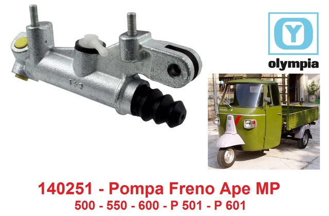Pompa Freno Completa Per Ape MP 600 - Ricambio Originale Olympia 93240SB - Foto 8
