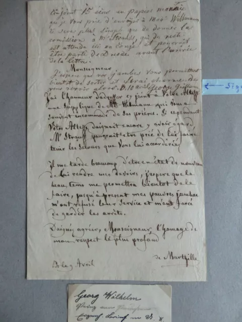 Autograph FW Georg Prinz von Preußen # General und Schriftsteller