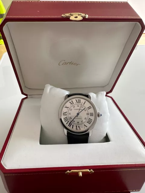 Cartier Ronde Solo Stahl Automatik Herrenuhr  VP: 4950,- €