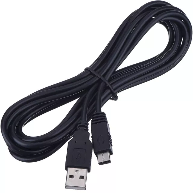 USB Charging Cable Lead Nintendo Wii U Controller 3 Meter Long Charger Black