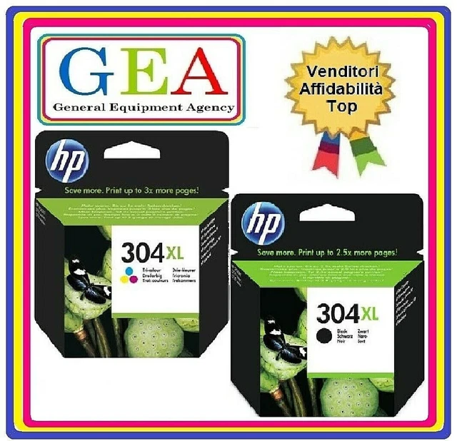 HP304 HP304XL Multipack o singola cart, nero o colore,ORIGINALE HP DJ 3720-30-32