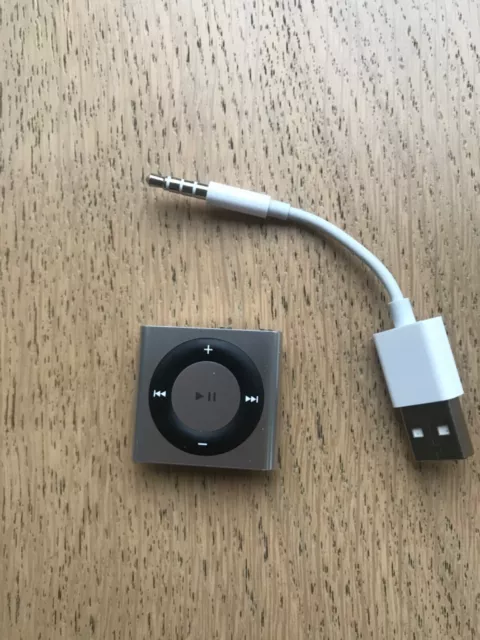 apple ipod shuffle 4th generation, silver