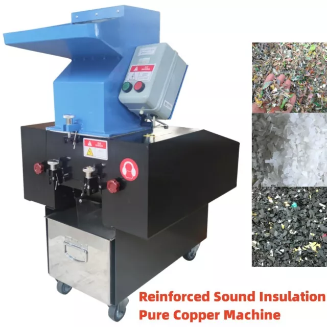 2.2KwPlastic Material Crusher Powerful Silent Film Shredder Wood Plastic Crusher