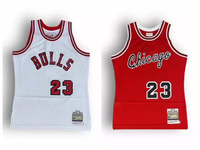 MITCHELL & NESS Michael Jordan 84-85 Chicago Bulls Rookie Year Jersey ...