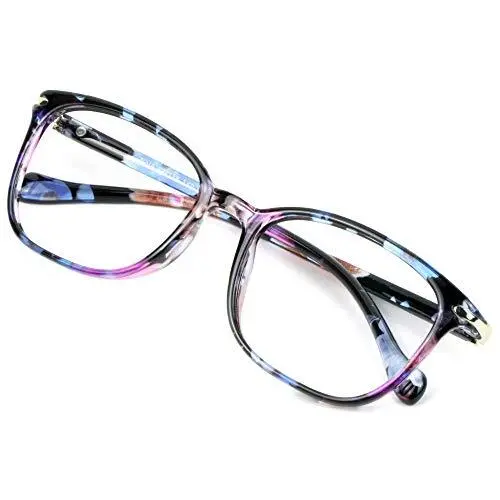 Save 30% on Two Pairs Blue Light Blocking Glasses Nola Pink & Muse Dark Red