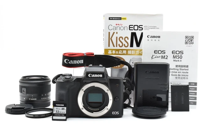 キヤノン EOS KISS M2 / EF-M 15-45mm #C368 CANON EOS Kiss M2 EF-M15-45 IS STM レンズキット 価格比較