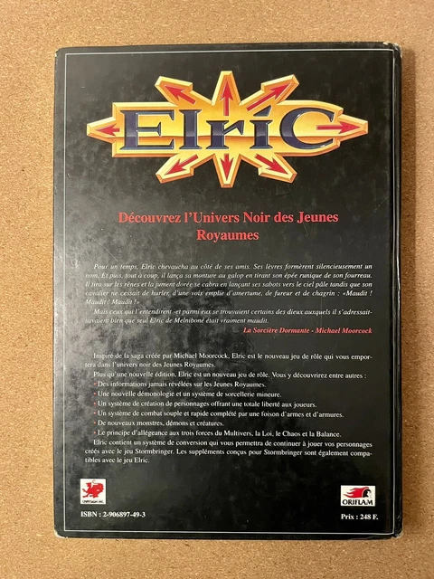 Elric - Ecran du Maître & livret (jeu de rôle en VF d'Oriflam