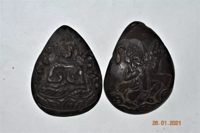 Orig $749 Nepal/Tibet Shaman Pendants 2, 3" Prov