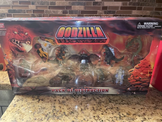 Godzilla Pack Of Destruction 10 Piece Mini Figure Set 2003