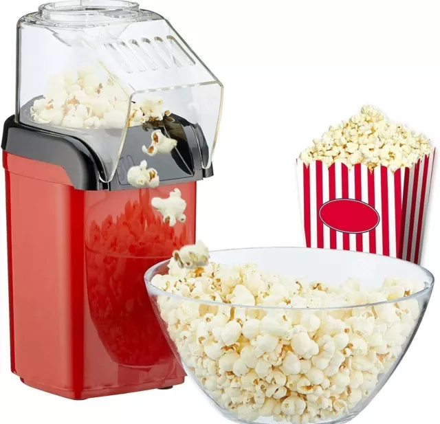 Macchina  per Pop Corn   elettrica 1200W popcorn senza olio ad aria calda