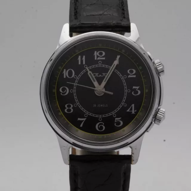 Ruso Poljot Cuerda Manual Hombre 2612 Reloj 36MM Pilotos de Pulsera Despertador