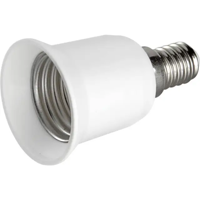 Lunartec Glühbirnenadapter: Lampensockel-Adapter E27 auf E14, 4er