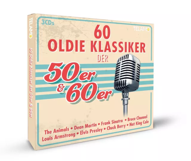 Exklusive 3CD-Box 60 Oldie Klassiker der 50er & 60er - NEU+Versiegelt