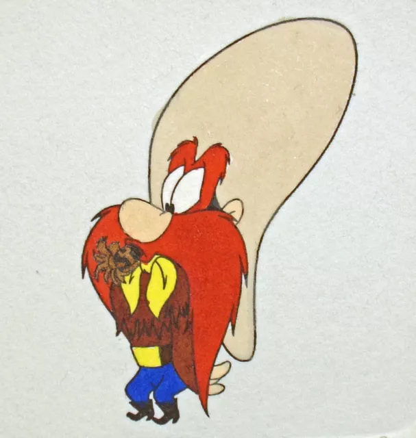 Yosemite Sam Hand Tinted Etching Warner Brothers Looney Tunes unframed 1999