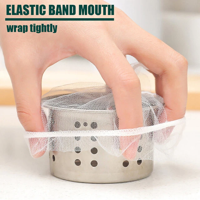 100 Stück Spülbecken-Siebbeutel - Einweg-Filter Für Küche & Bad