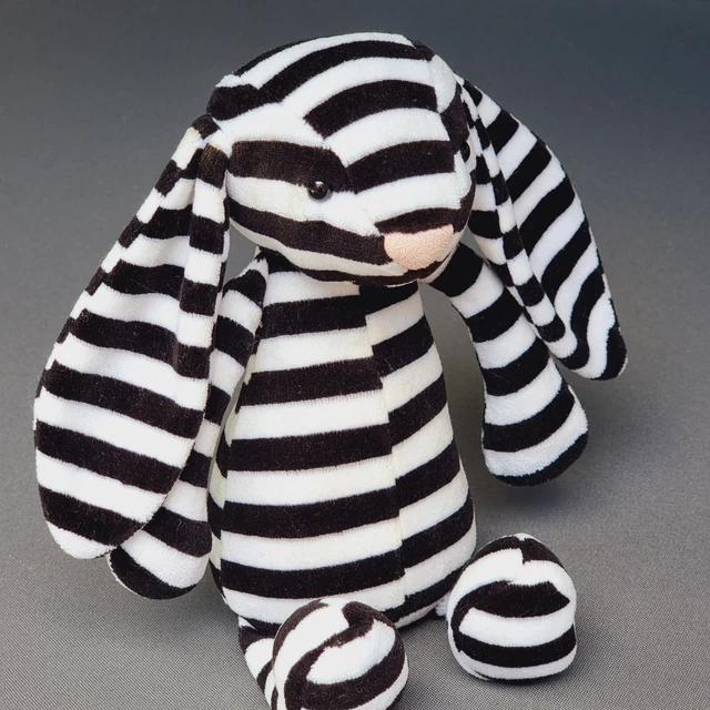 JELLYCAT SPECIAL EDITION Laurie Bashful Bunny Rabbit Soft Toy Black