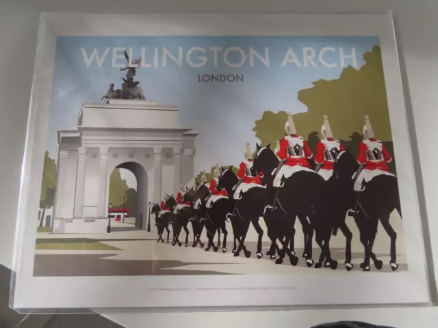 English heritage print/ poster. Wellington arch. london. new and unopened.