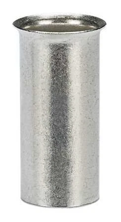 Panduit F85-18-C Ferrule,4 Awg,Non-Insul,23/32In.,Pk100