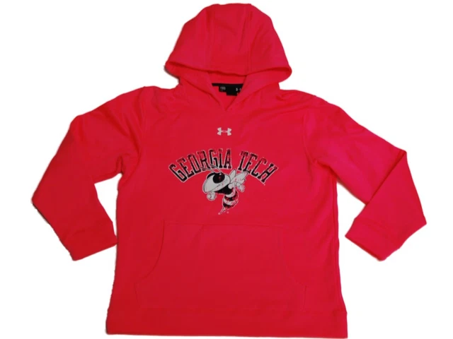Georgia Tech Giallo Giacche Under Armour Ragazzi Rosa Performance Felpa (M)