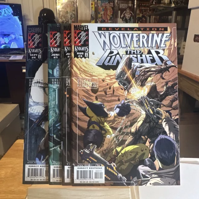 Wolverine | The Punisher: Revelation #1-4 Complete 1999 Marvel Comics. Readers
