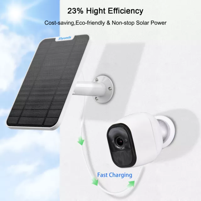 AU New 4W Solar Panel Charging for arlo pro 2 Continuous Power /not for arlo pro 2