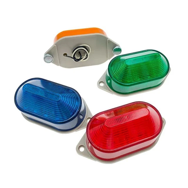 Indicator LED Lamp Small Flashing Indicator Light Security Alarm IP44 Buzzer 1Pc