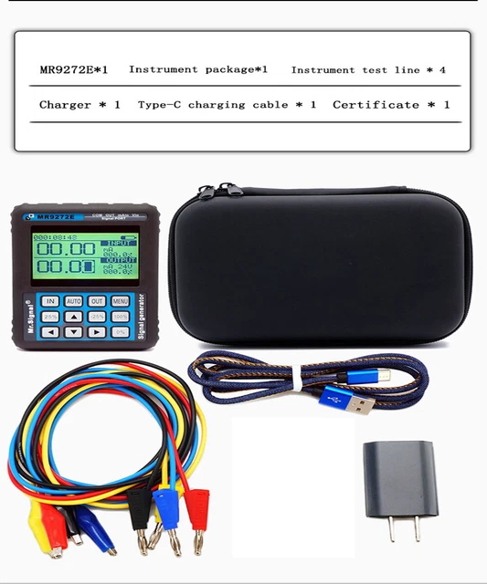 Signaalgenerator, MR9270S 4-20mA Hoge precisie Signaalgenerator, MR9270S 4-20mA Hoge precisie