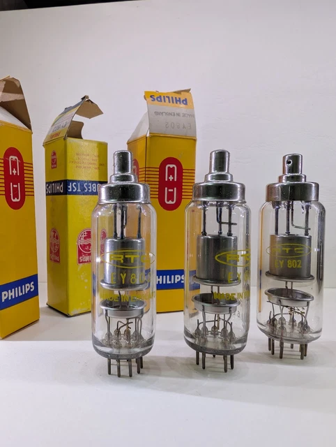 1 x 6CB6 BELVU label , Valve, Röhren, NOS NIB