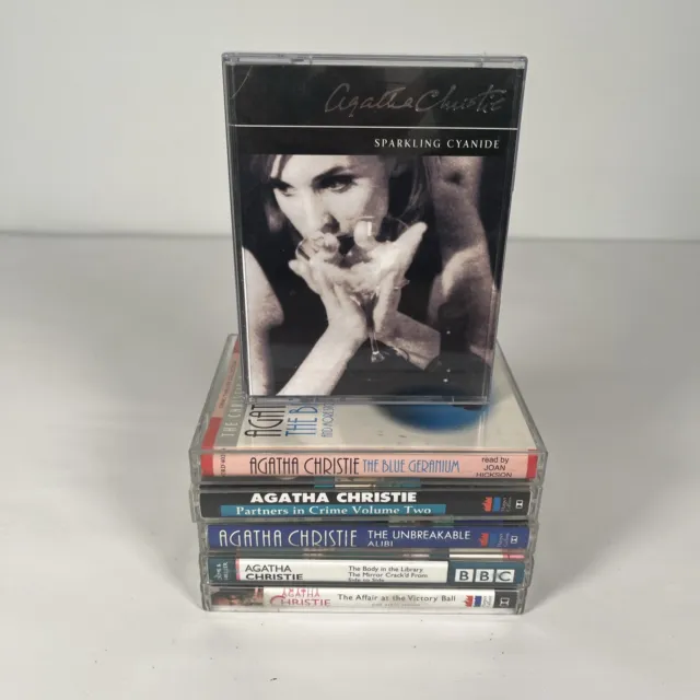 Agatha Christie Collection Cassette Audio Books X6