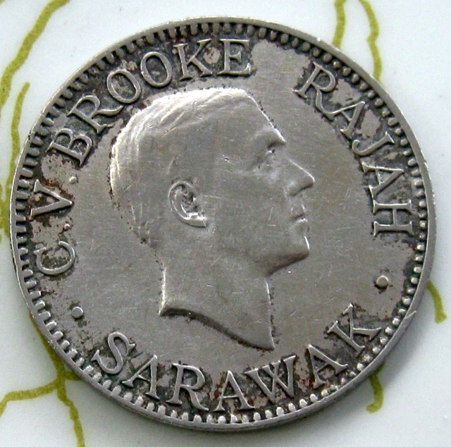 Coin Sarawak 10C 1927 Vf - Xf140
