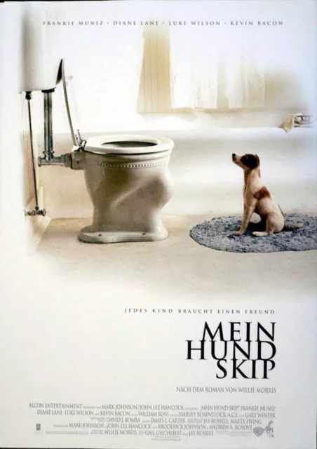 Mein Hund Skip - Kevin Bacon - Diane Lane - Filmposter A3 29x42cm gefaltet