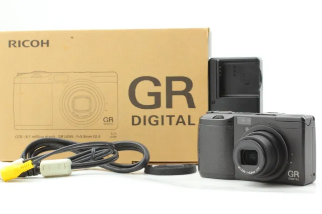 [Top MINT] Ricoh GR Digital 8.1MP Black Compact Digital Camera From JAPAN