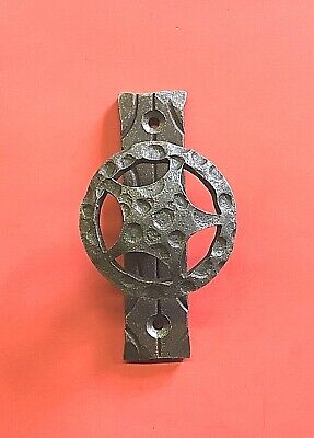 Wrought Iron Star Door Pull Handle Hot Formed by Blacksmith USA
