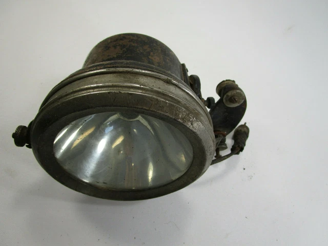 ANTIQUE BRASS HEADLIGHT Spotlight motorcycle Automobile Car Truck