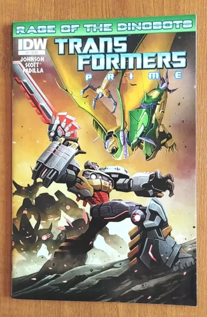 Transformers Prime Rage of the Dinobots #4 - IDW Comics 1st Print 2013