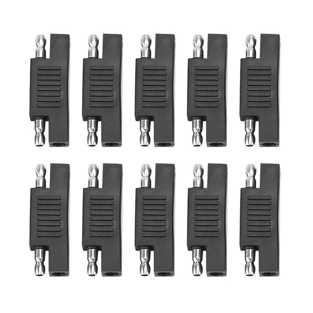10 Uds. Conectores de Adaptador de Polaridad Inversa SAE Solar de 12/24V para W5