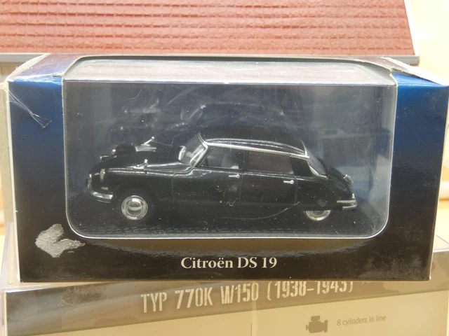 CITROEN DS 19  "Attentat Petit Clamart"  1/43éme ATLAS Neuf Boite D'Origine