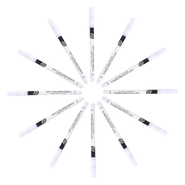 24 pz matita eyeliner 14,4 x 3,8 cm palo in legno ragazza