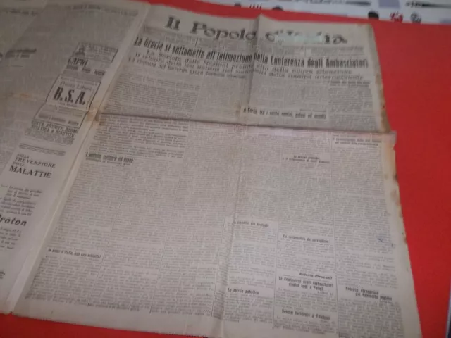 1923 Grecia Corfu' Mussolini Gp Circuito Di Monza Nazzaro Salamano Fiat Alfa