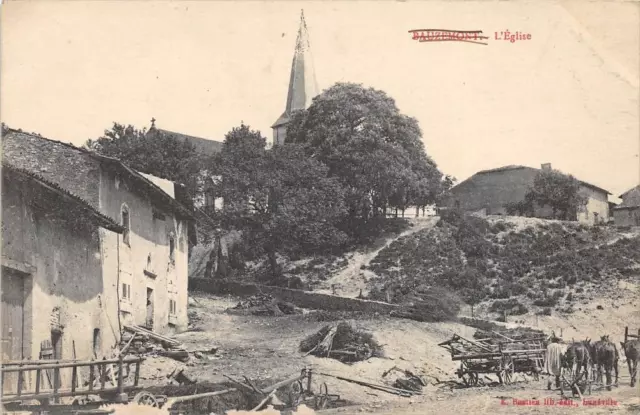 CPA 54 BAUZEMONT L'EGLISE (animée