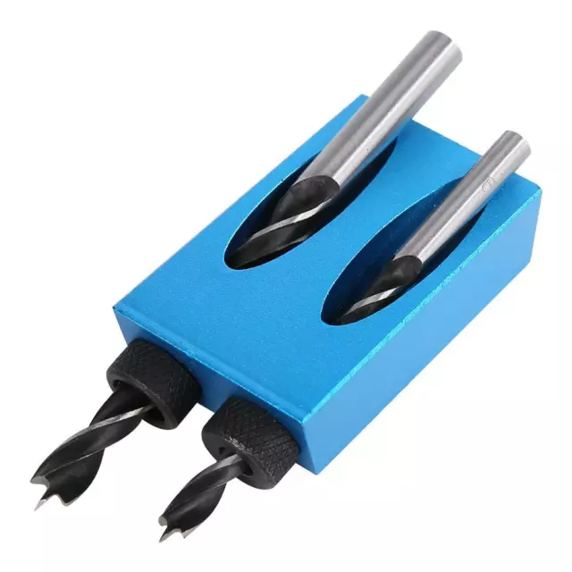 14pcs Oblique Hole Angle Drilling Locator Hole Guide Wood Tools Punch 15 Degree